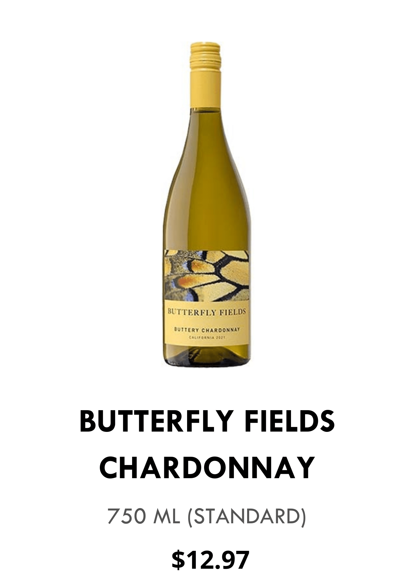 BUTTERFLY FIELDS CHARDONNAY