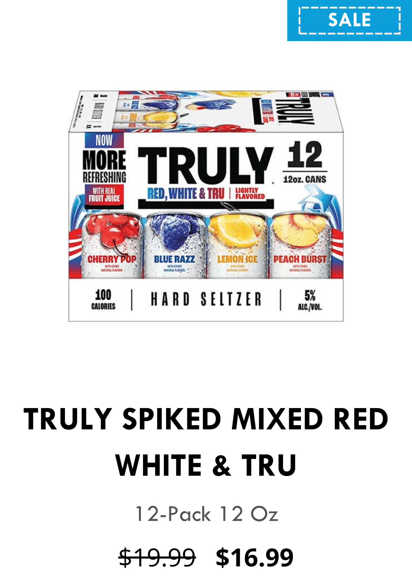 TRULY SPIKED MIXED RED WHITE & TRU